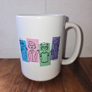 Try Guys Coffee Mug - Eugene, Keith, Zach and that other guy - licensed merch
